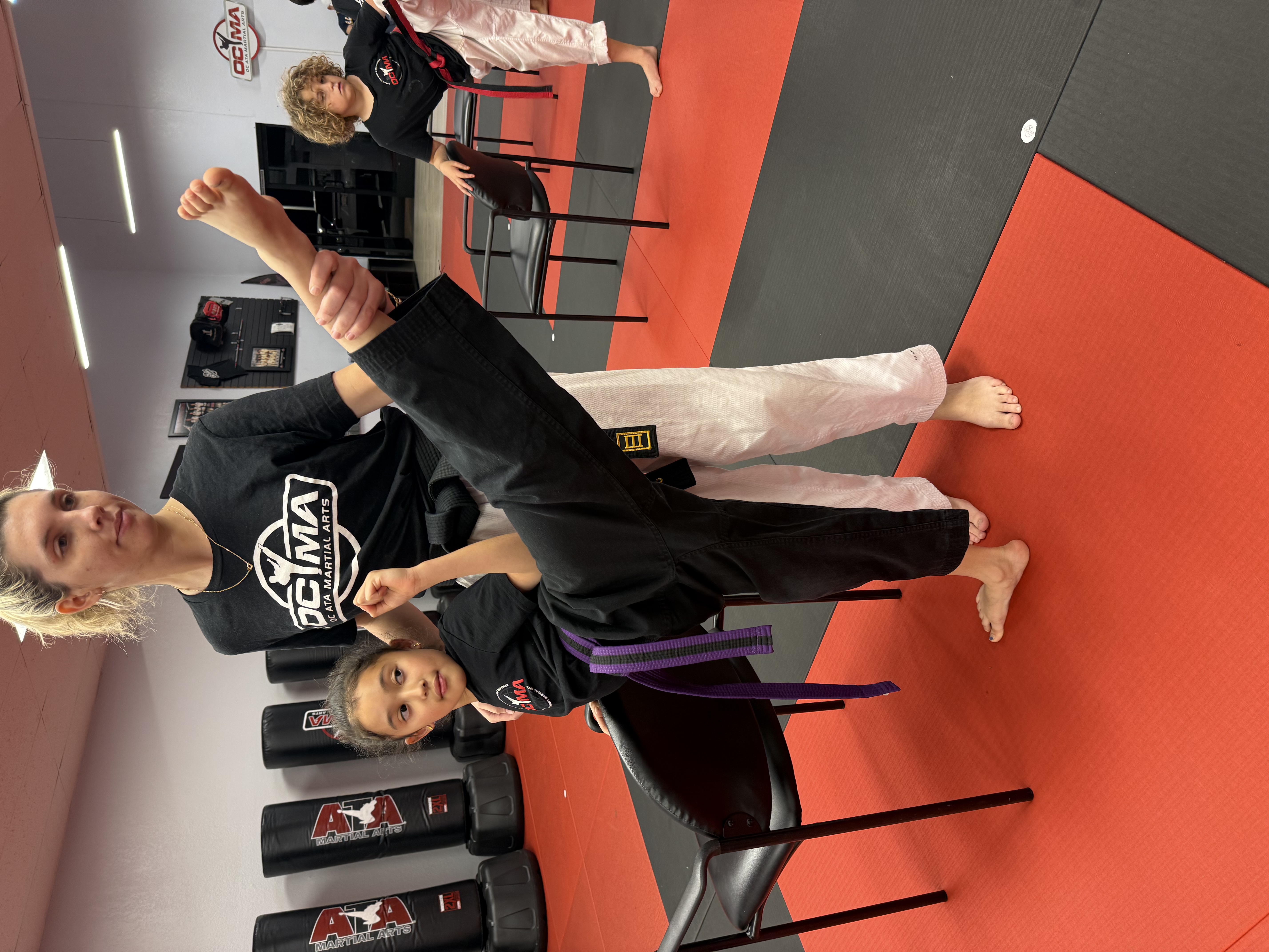 Children martial arts training